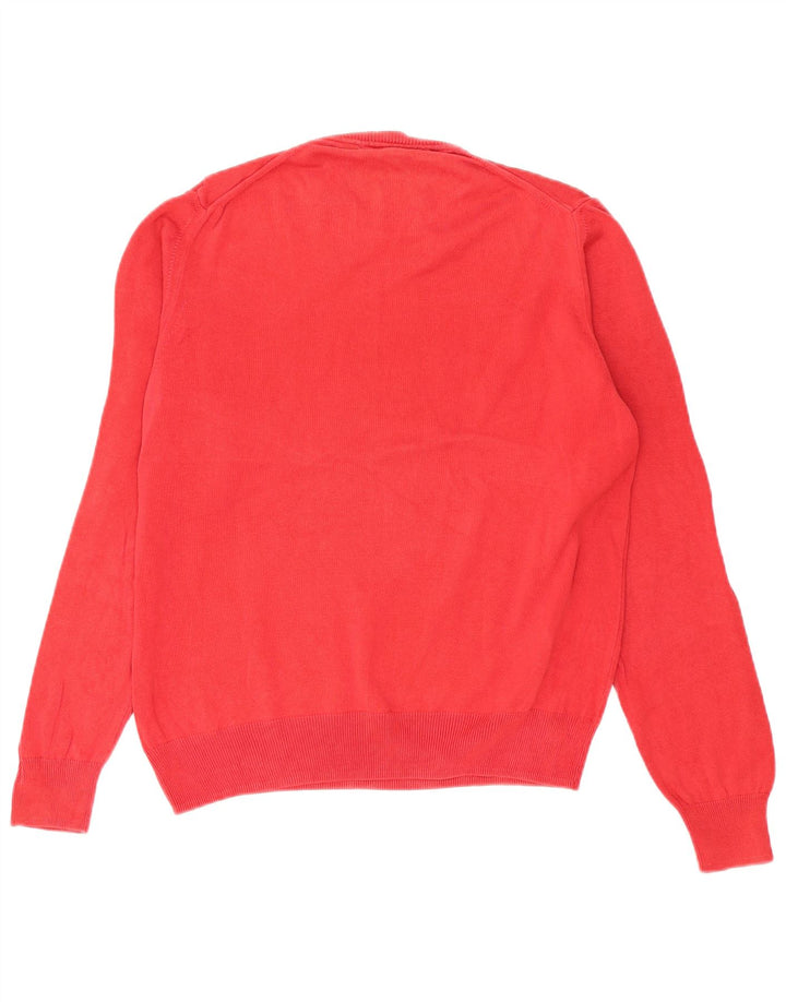 Maglione maglione girocollo da uomo Zara grande rosso