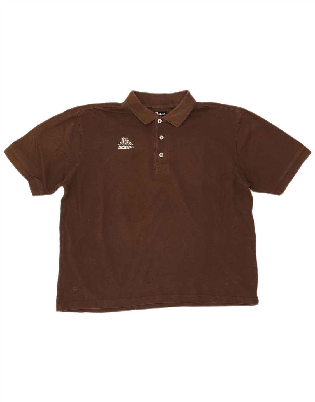 Polo Kappa Uomo XL Marrone Cotone
