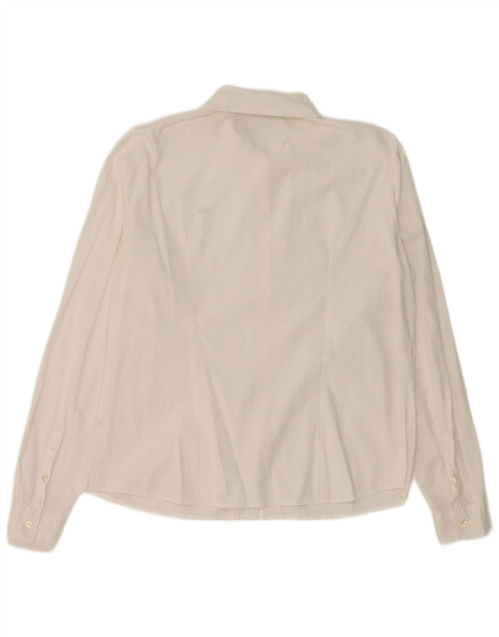 Camicia da donna Lacoste taglia 44 grande bianca