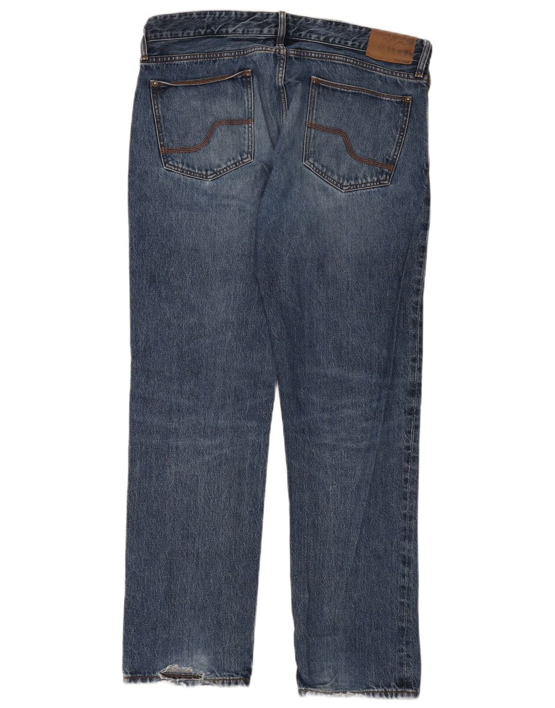 Jeans dritti da uomo Fat Face W36 L32 cotone blu