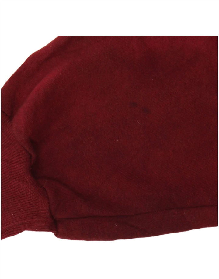 RUSSELL ATHLETIC Felpa da uomo maglione medio bordeaux in cotone tie dye