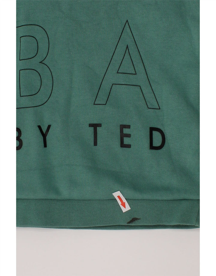 Felpa grafica da ragazzo Ted Baker, 2-3 anni, cotone verde