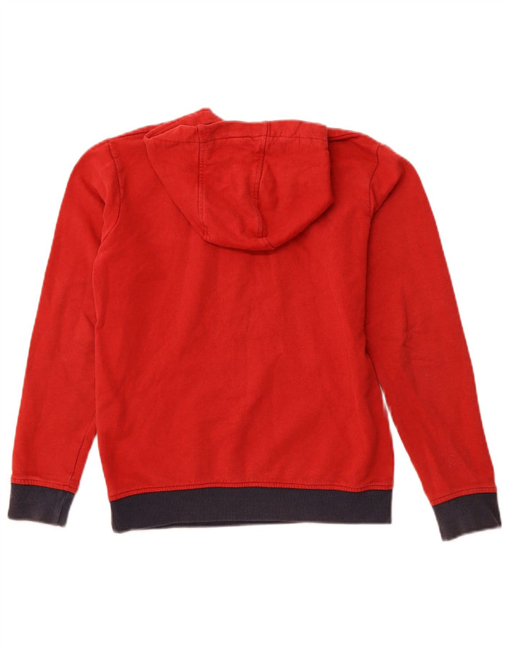 Maglione con cappuccio grafico BENCH per ragazzi 11-12 anni in cotone rosso