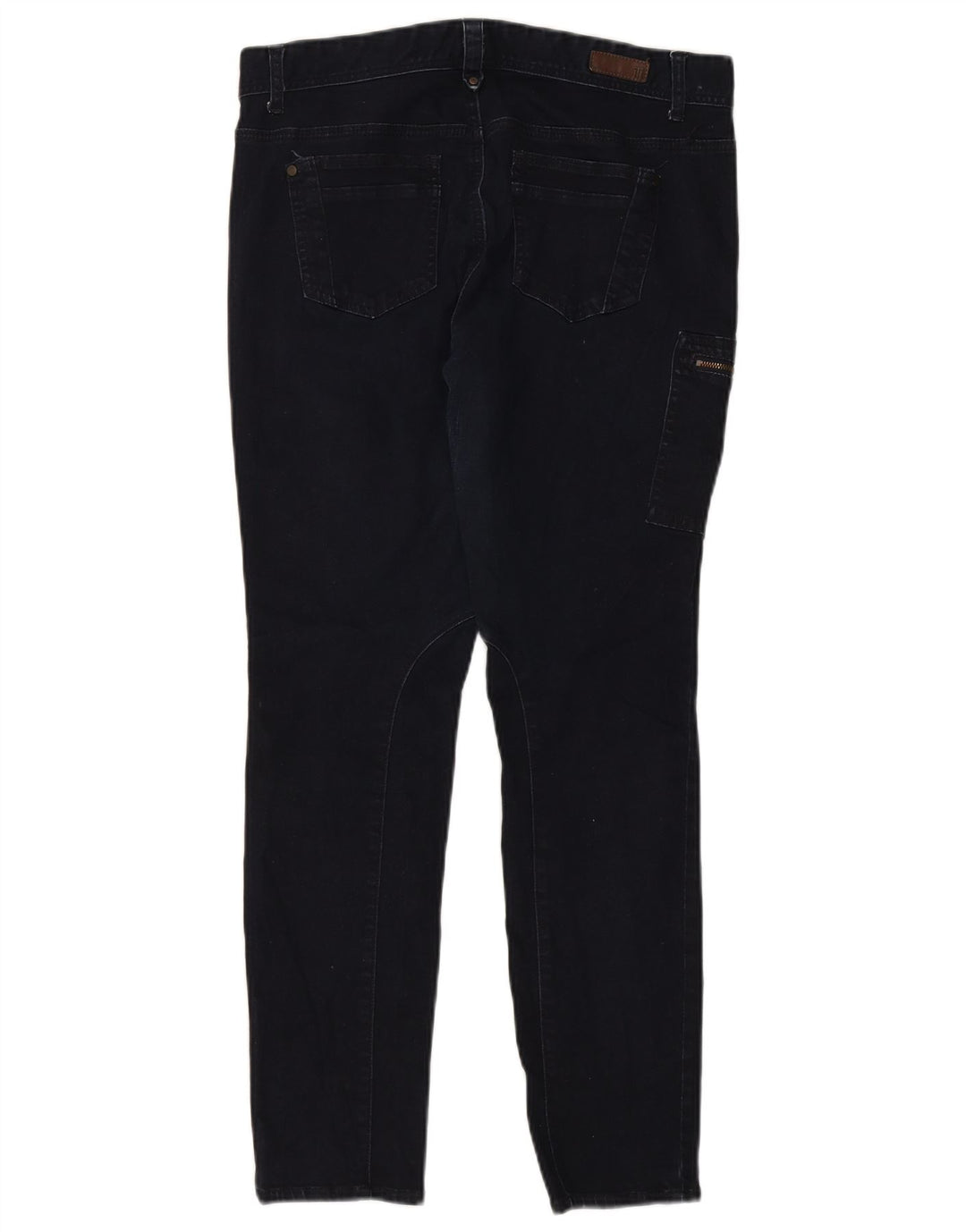 Jeans cargo slim da donna Tommy Hilfiger US 12 Large W34 L30 cotone blu navy