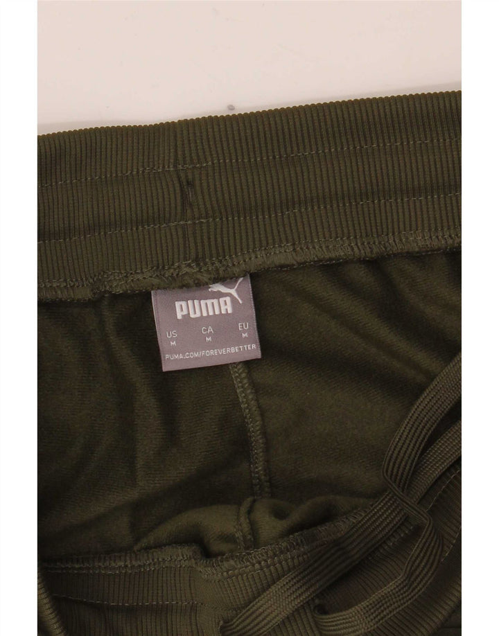 Pantaloni da tuta da uomo Puma Joggers medio poliestere kaki