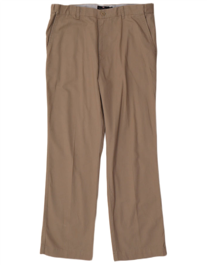 Pantaloni chino dritti Marks & Spencer da uomo blu Harbour W36 L31 grigi