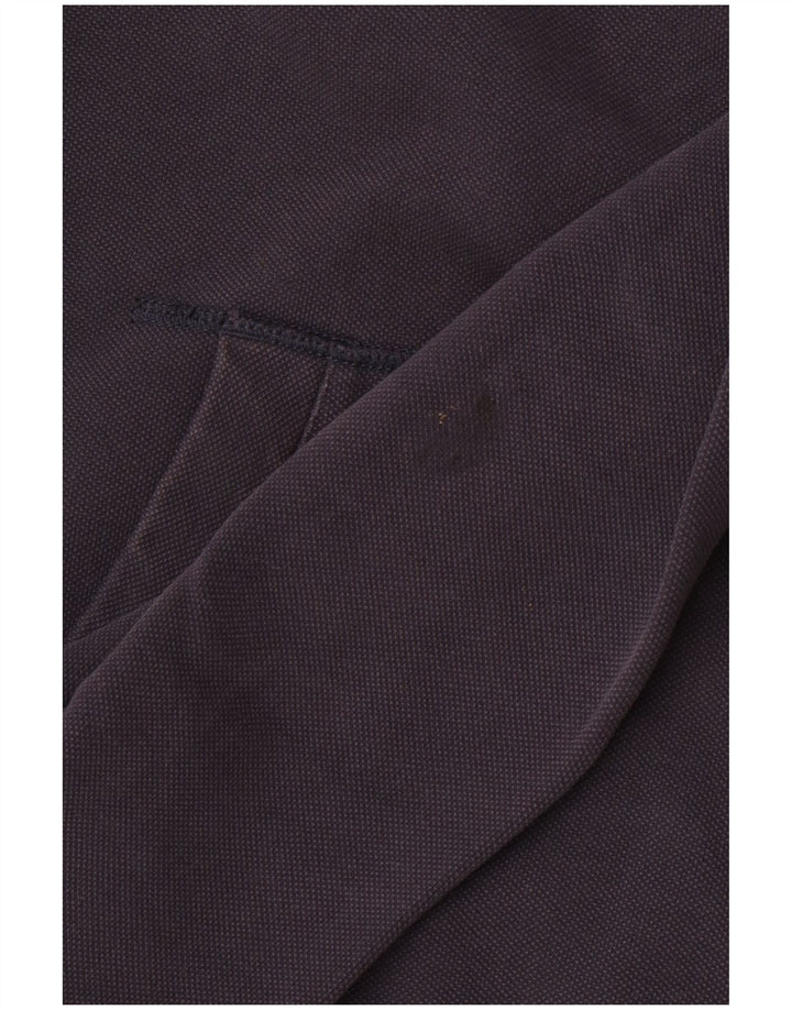 FAT FACE Felpa da uomo con collo con zip, maglione grande, cotone blu navy