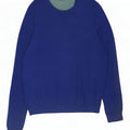 Maglione da uomo con scollo a barca Ted Baker, grande cotone blu