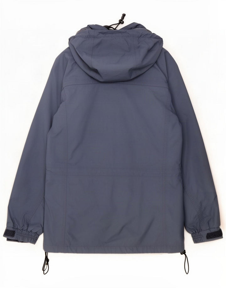 Berghaus Giacca antipioggia da donna con cappuccio UK 12 Nylon blu medio
