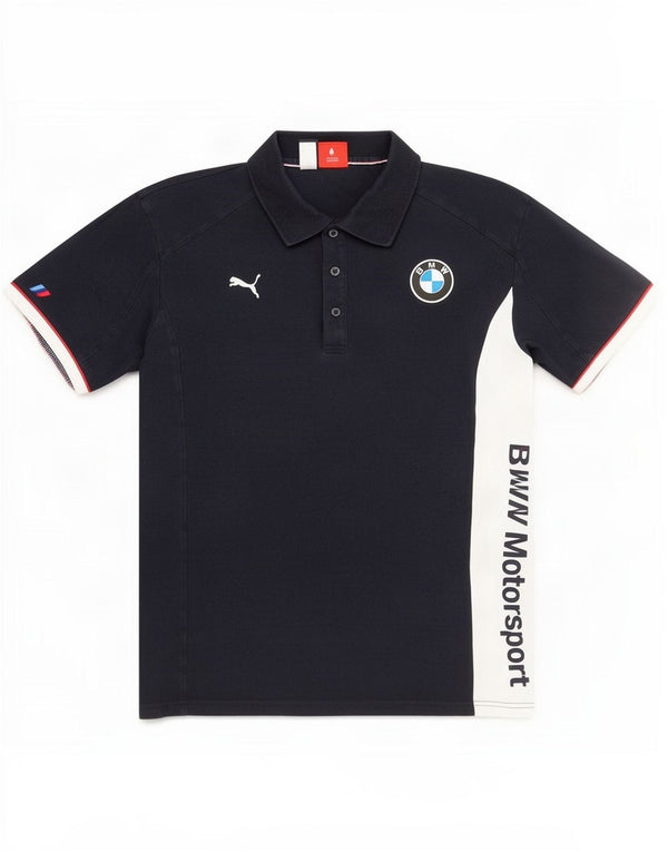 Polo grafica da uomo BMW Motorsport Puma 2XL blu navy color block