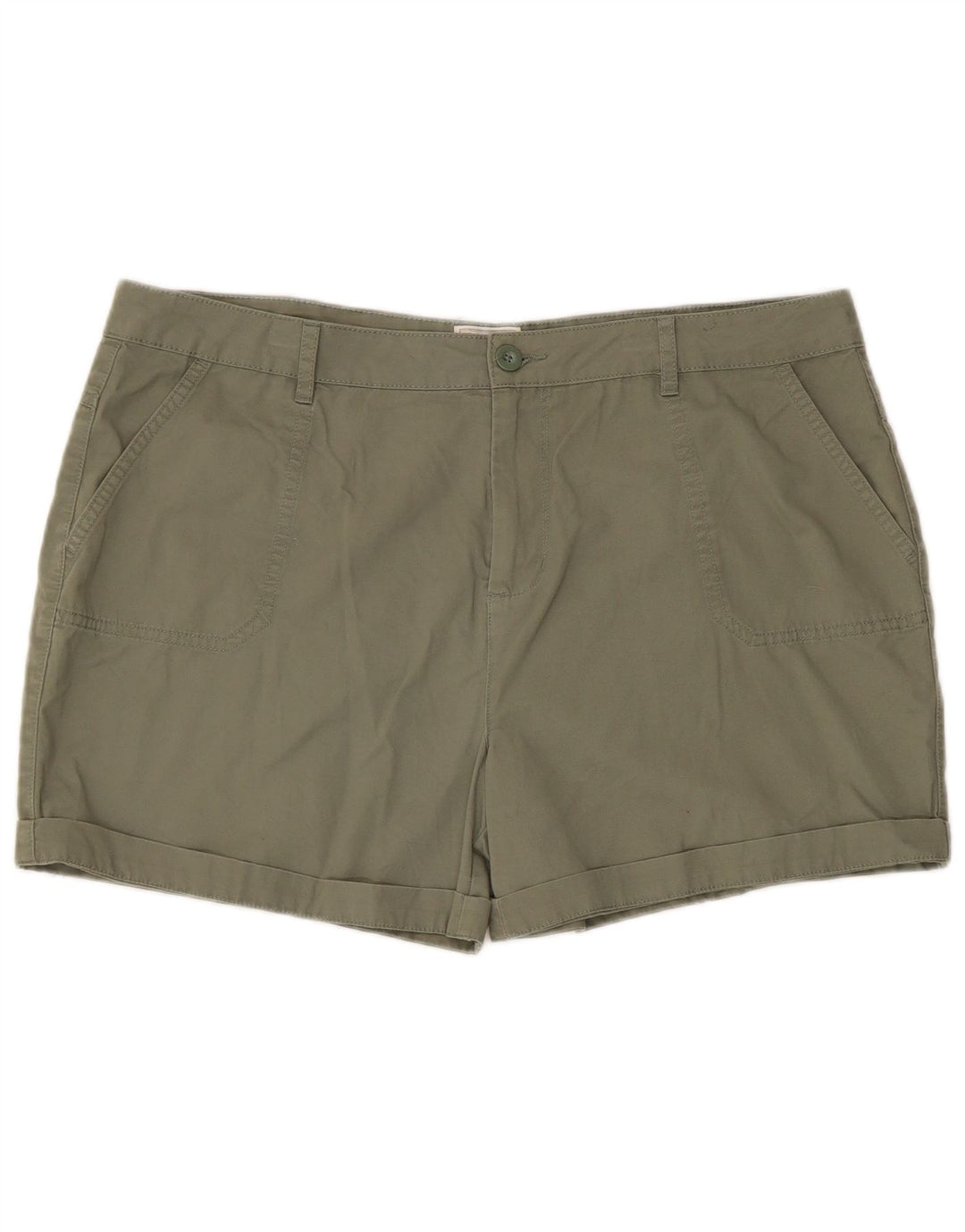 Pantaloncini cargo da donna Mountain Warehouse W38 XL cotone kaki