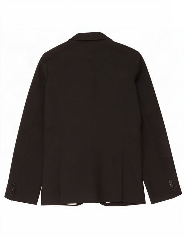 Giacca blazer da donna Marks & Spencer Autograph a 2 bottoni UK 10 piccola nera