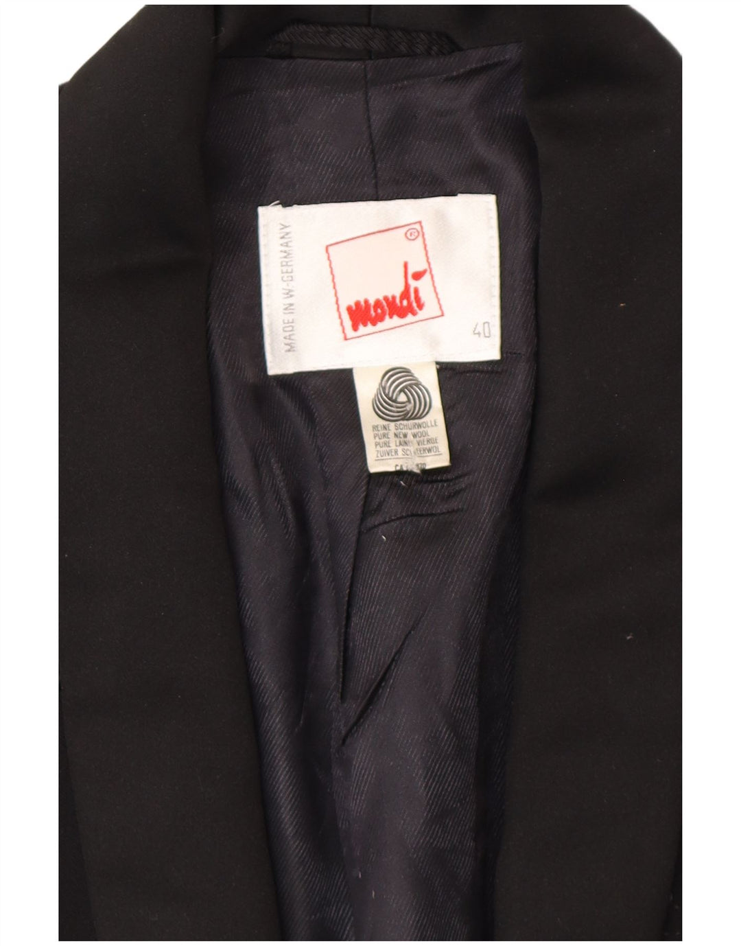 Giacca blazer da donna a 1 bottone MONDI EU 40 lana floreale nera media