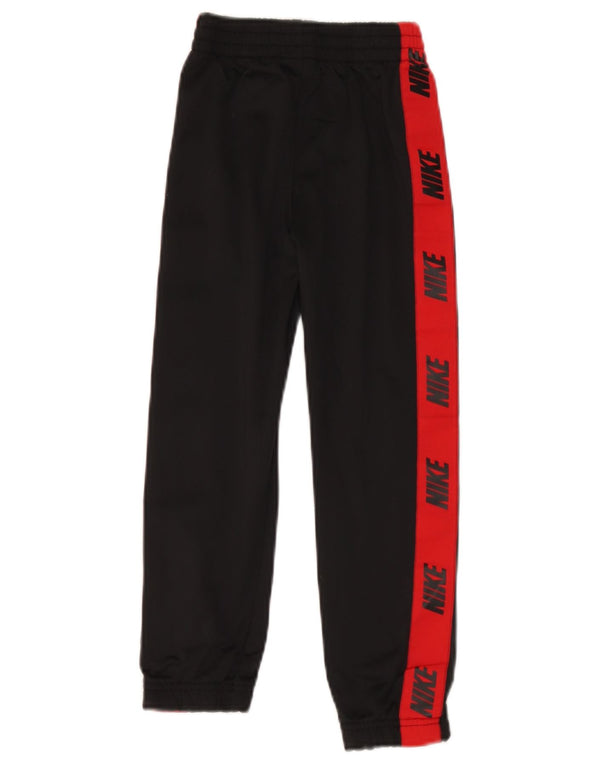 Pantaloni da tuta con grafica Nike da ragazzo, pantaloni da jogging, 6-7 anni, color block nero