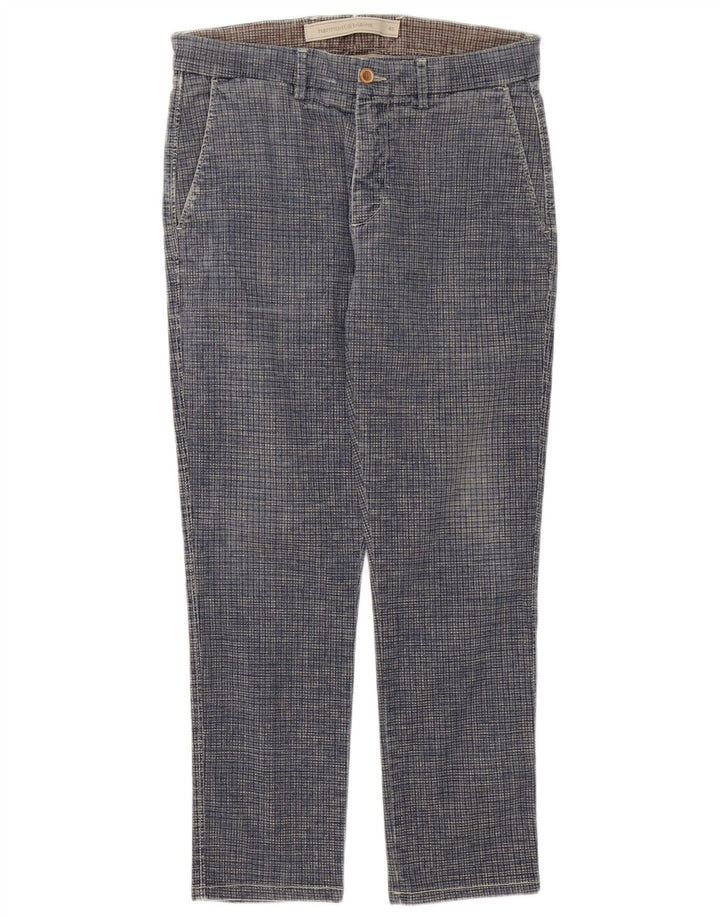 Pantaloni chino da uomo Harmont & Blaine IT 46 piccoli W32 L27 pied de poule blu