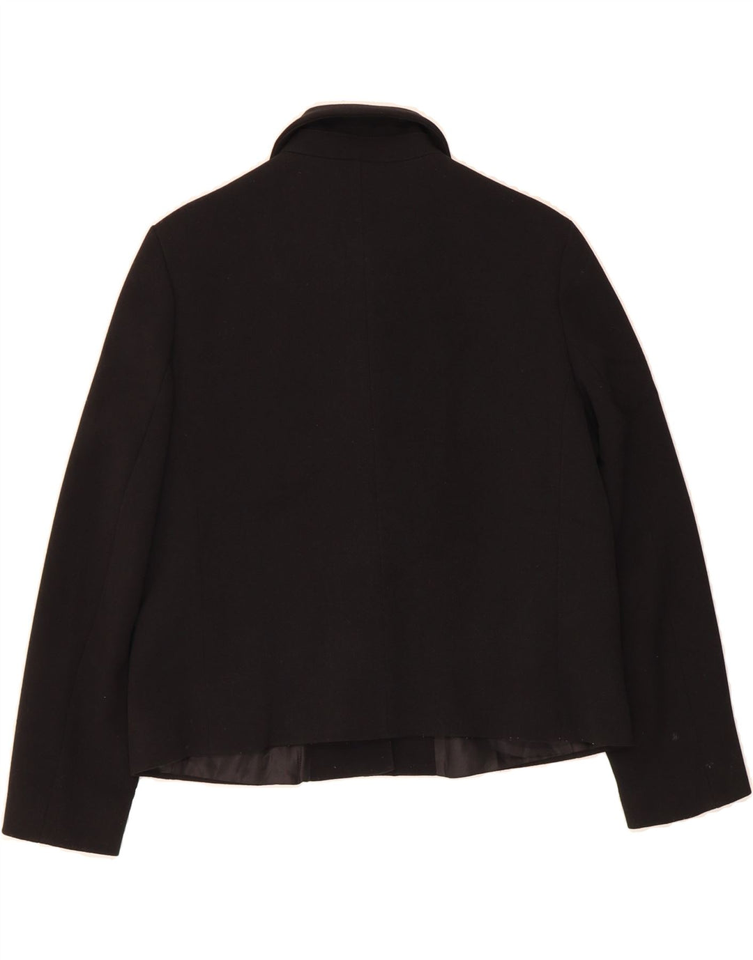 ZARA Womens Blazer Jacket UK 14 Medium Black Acetate Vintage Zara and Second-Hand Zara from Messina Hembry 