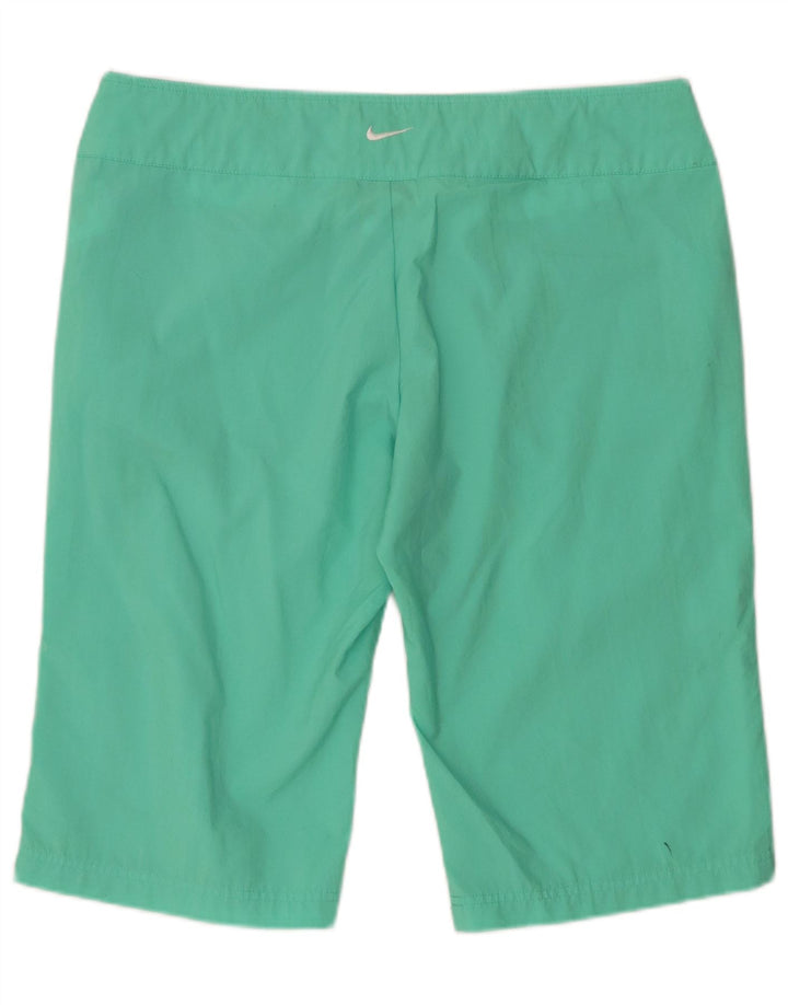 Bermuda da donna NIKE US 12/14 Large W34 poliestere turchese