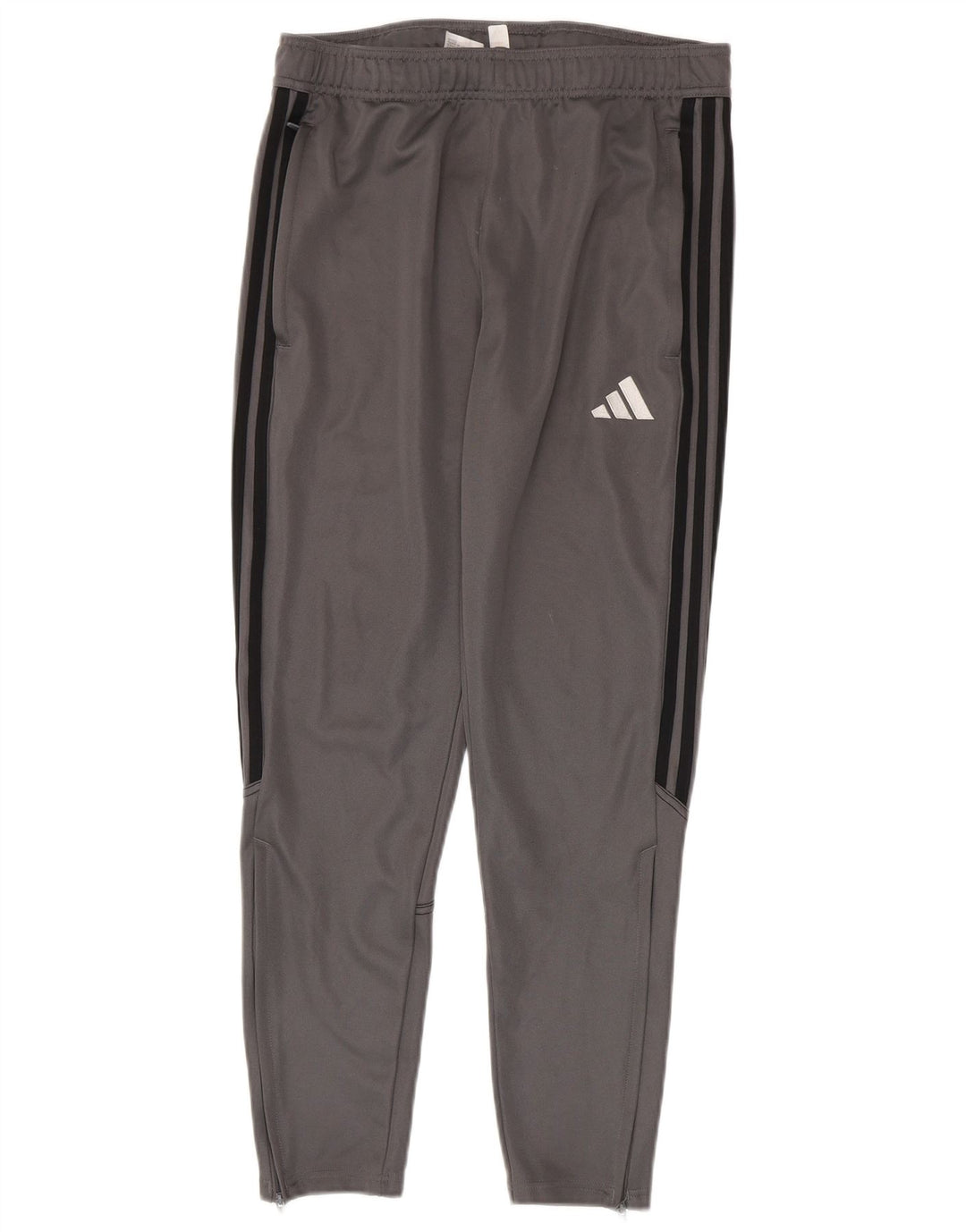 Pantaloni da tuta Adidas Aeroready da uomo in poliestere grigio medio