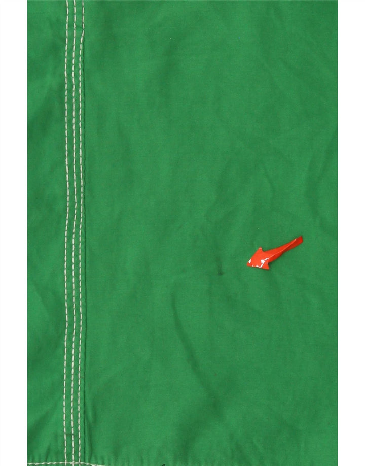 Pantaloncini da bagno grafici da uomo Superdry XL poliestere color block verde