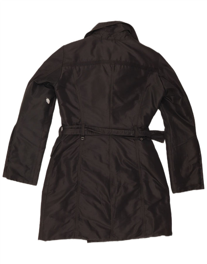 PEUTEREY Cappotto Doppiopetto Donna IT 40 Small Nero Poliestere