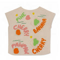 T-shirt grafica da donna vintage Top UK 16 grande bianca