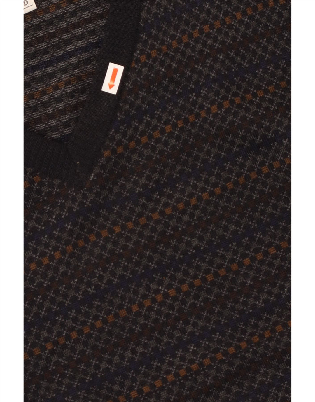 THOMAS LLOYD Maglione da uomo con scollo a V IT 48 Medio a righe blu navy