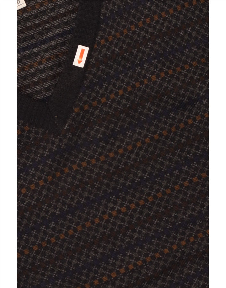 THOMAS LLOYD Maglione da uomo con scollo a V IT 48 Medio a righe blu navy