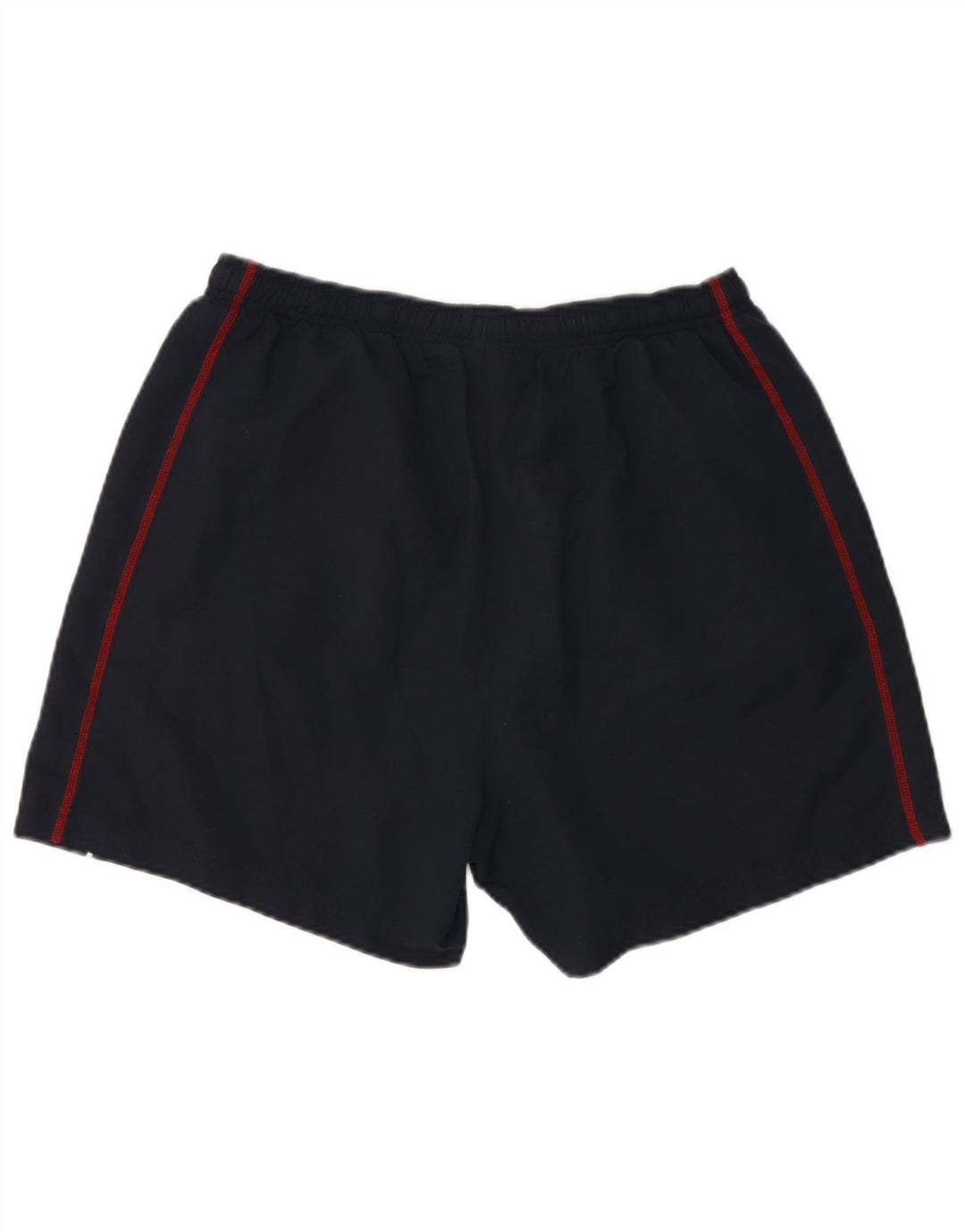 Pantaloncini sportivi Reebok da uomo con grafica, grandi, in poliestere blu navy