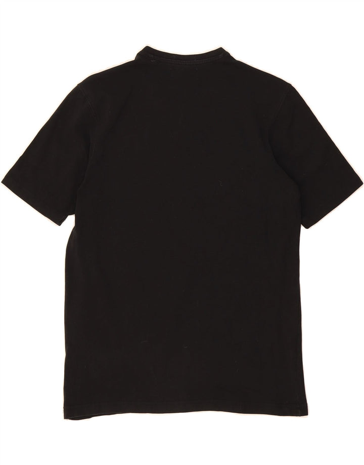 MARINA MILITARE Womens T-Shirt Top UK 14 Medium Black Vintage Marina Militare and Second-Hand Marina Militare from Messina Hembry 