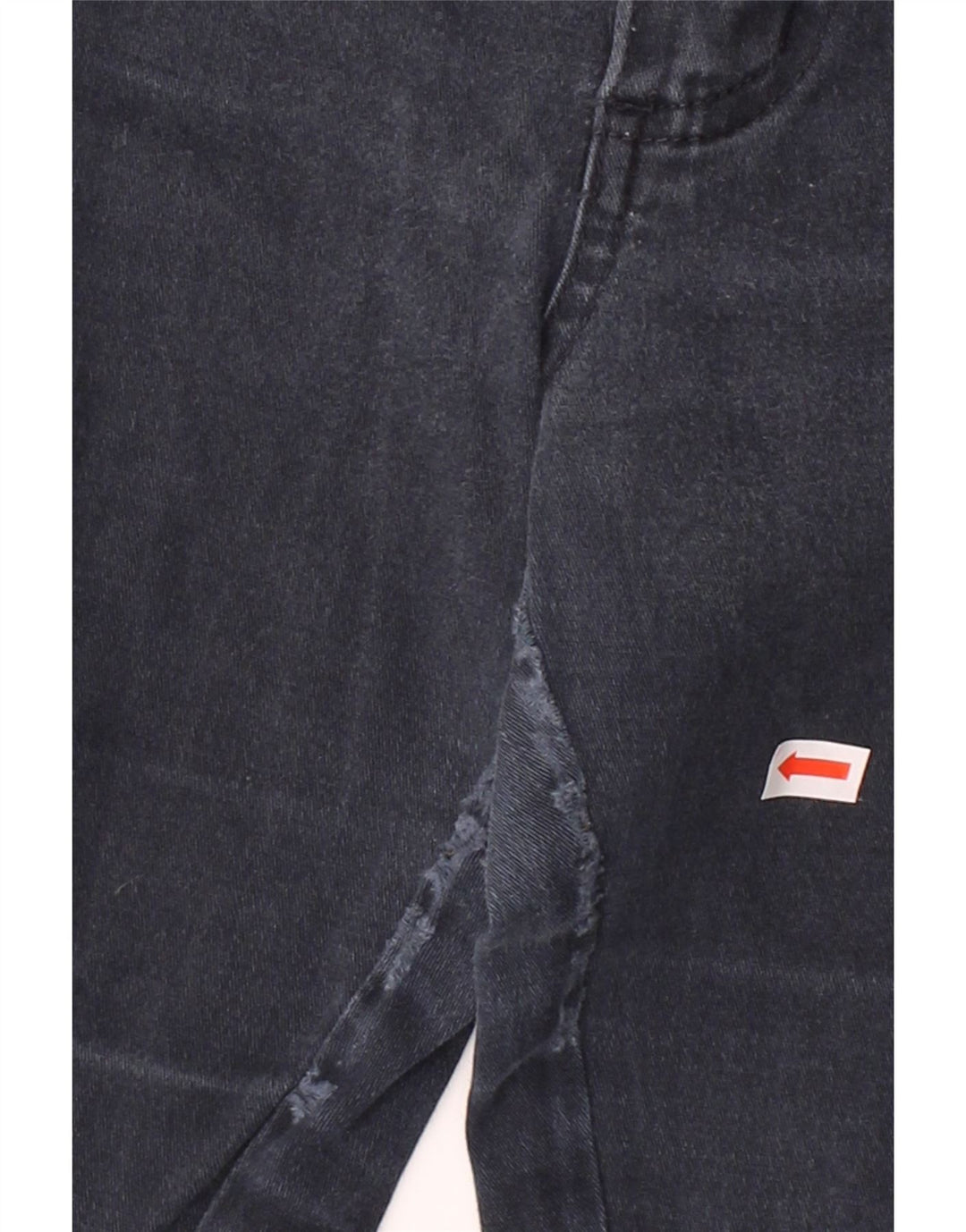 DICKIES Womens Bootcut Casual Trousers US 5 Medium W28 L30 Navy Blue Vintage Dickies and Second-Hand Dickies from Messina Hembry 