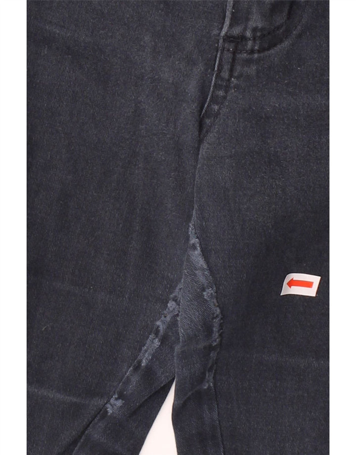 DICKIES Womens Bootcut Casual Trousers US 5 Medium W28 L30 Navy Blue Vintage Dickies and Second-Hand Dickies from Messina Hembry 