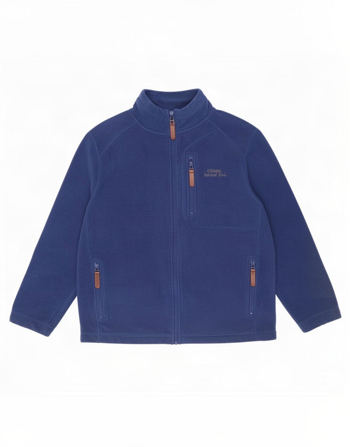 Giacca in pile da uomo Weird Fish UK 38 poliestere medio blu navy