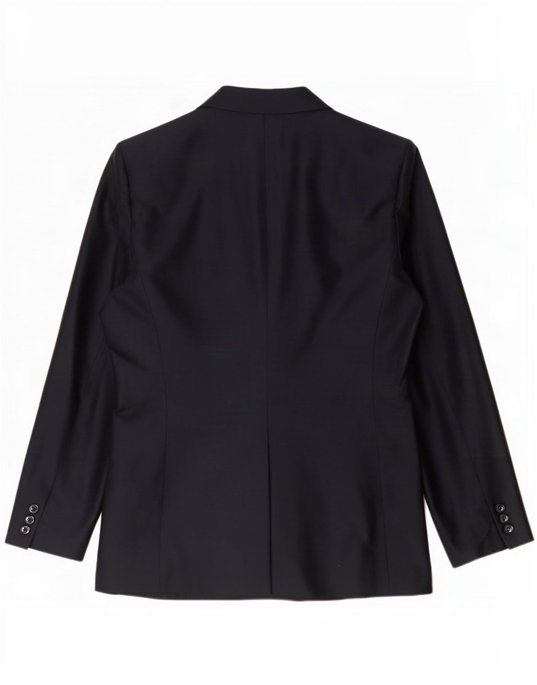 Marella Giacca blazer da donna a 3 bottoni UK 14 Media Acetato blu navy