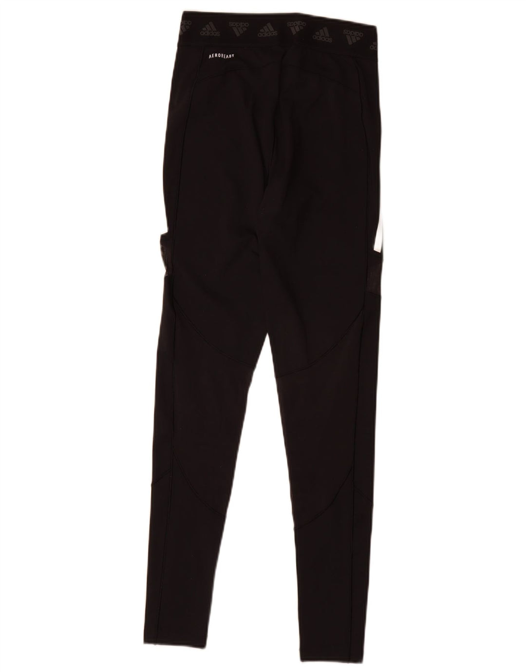 Leggings Adidas Aeroready da donna UK 8/10 Piccolo poliestere nero