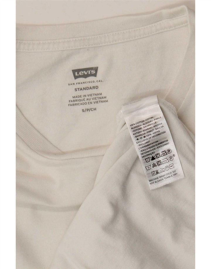 T-shirt standard da uomo Levi's Top piccola in cotone bianco