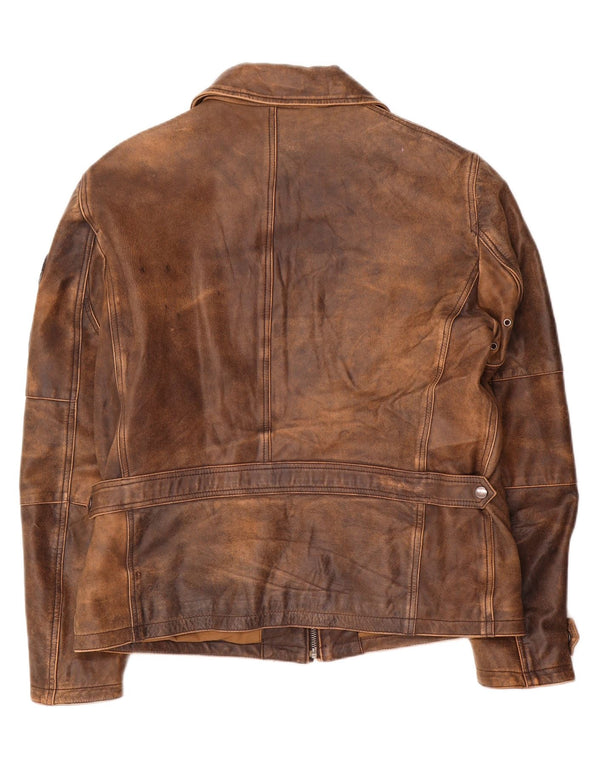 Giacca Pelle Uomo Conbipel IT 54 XL Marrone
