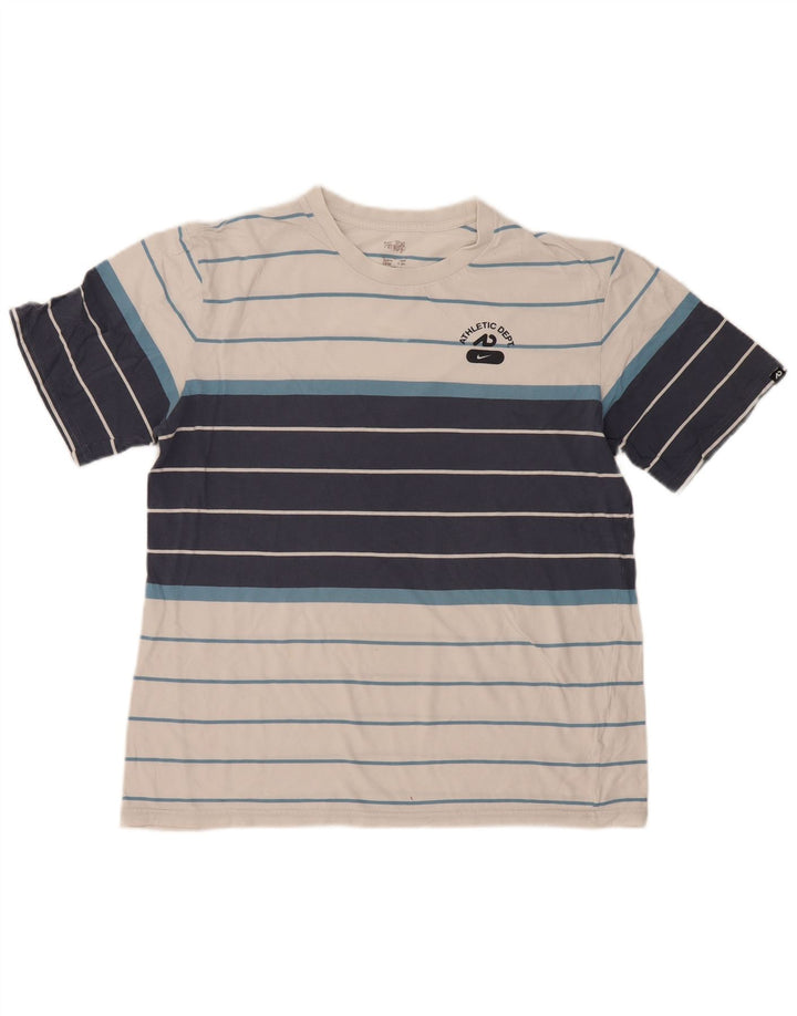 T-shirt Nike da uomo Top color bianco medio