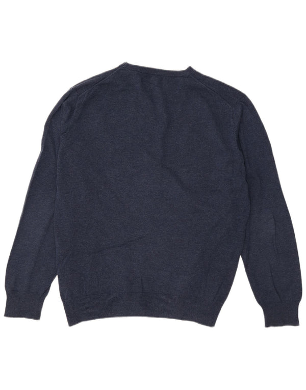 Gant Uomo Maglione Girocollo Maglione Grande Cotone Blu Navy