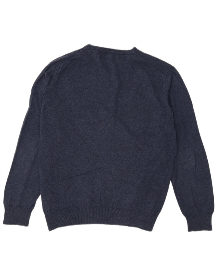 Gant Uomo Maglione Girocollo Maglione Grande Cotone Blu Navy