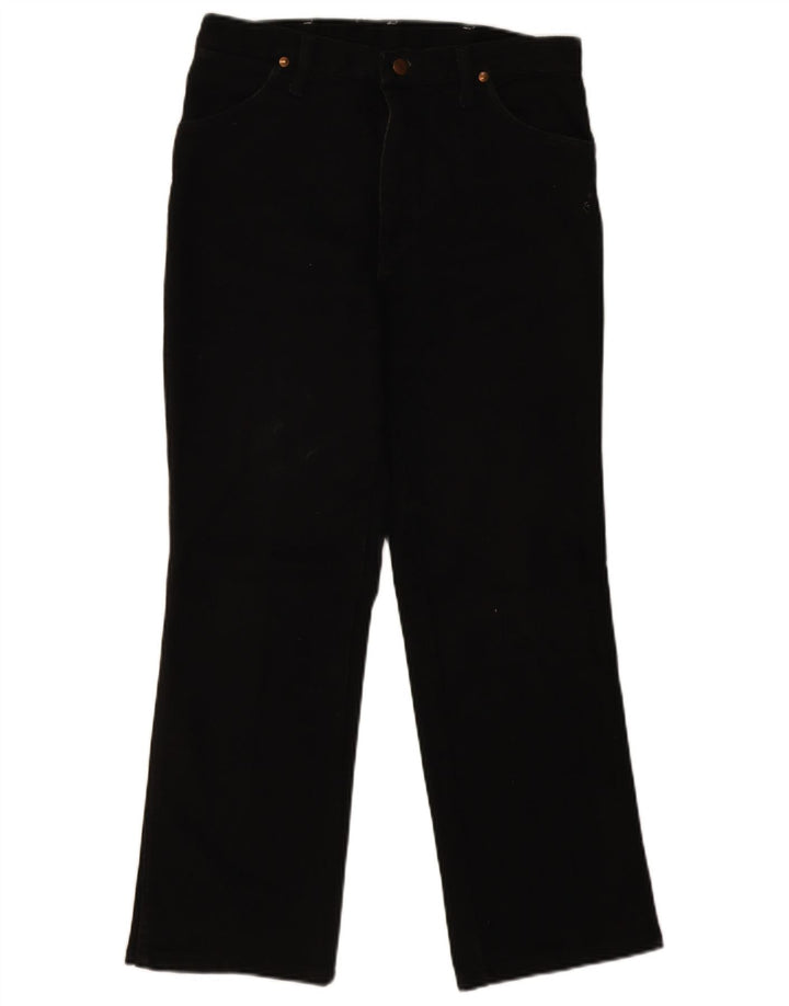 Jeans dritti da uomo Wrangler Texas W32 L30 cotone nero