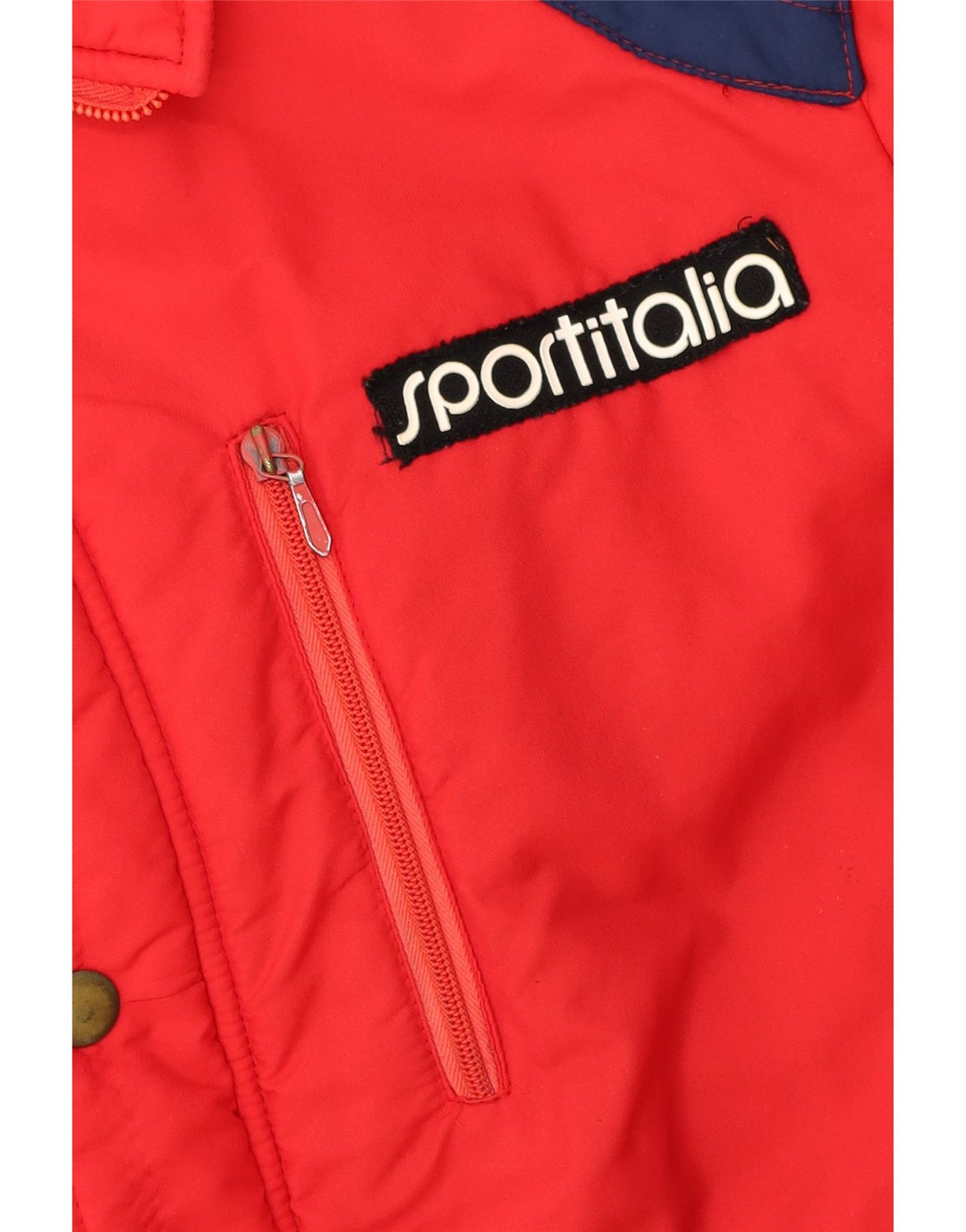 Giacca imbottita da uomo Sportitalia UK 38 Medium Red Colourblock