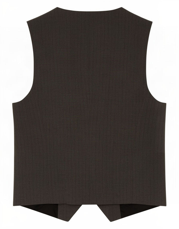 Gilet Zara da donna UK 8 piccolo grigio a righe