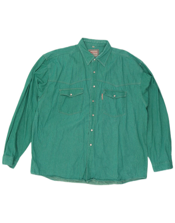 Camicia da uomo Melville 2XL cotone verde