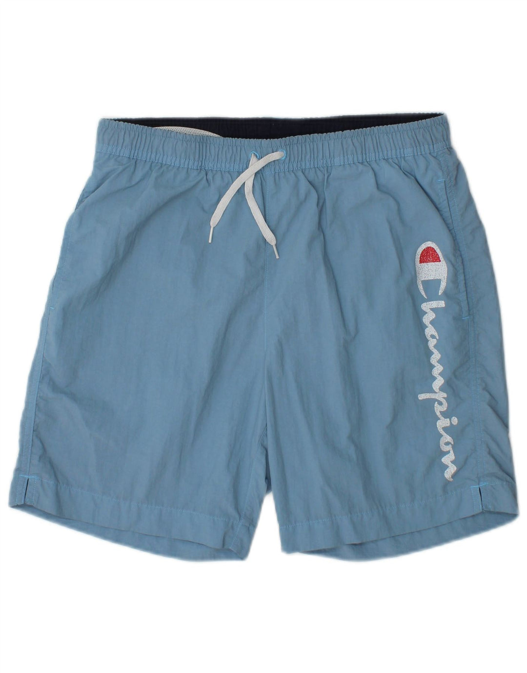 Pantaloncini da bagno con grafica Champion da ragazzo 15-16 anni 2XL Blu in poliammide