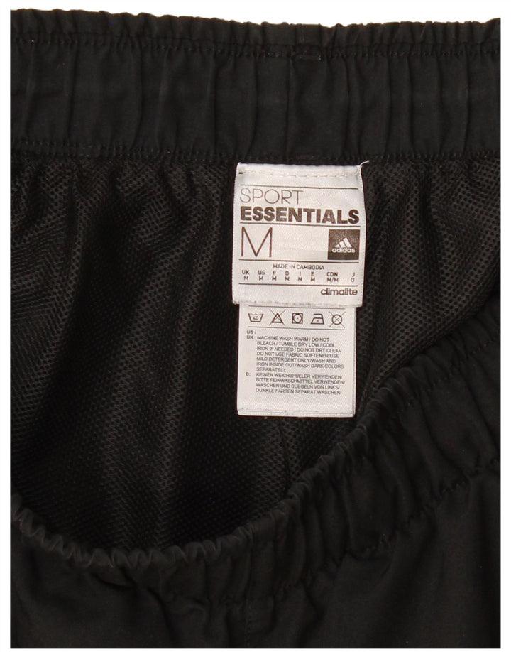 Pantaloncini sportivi ADIDAS Climalite da uomo medio nero in poliestere