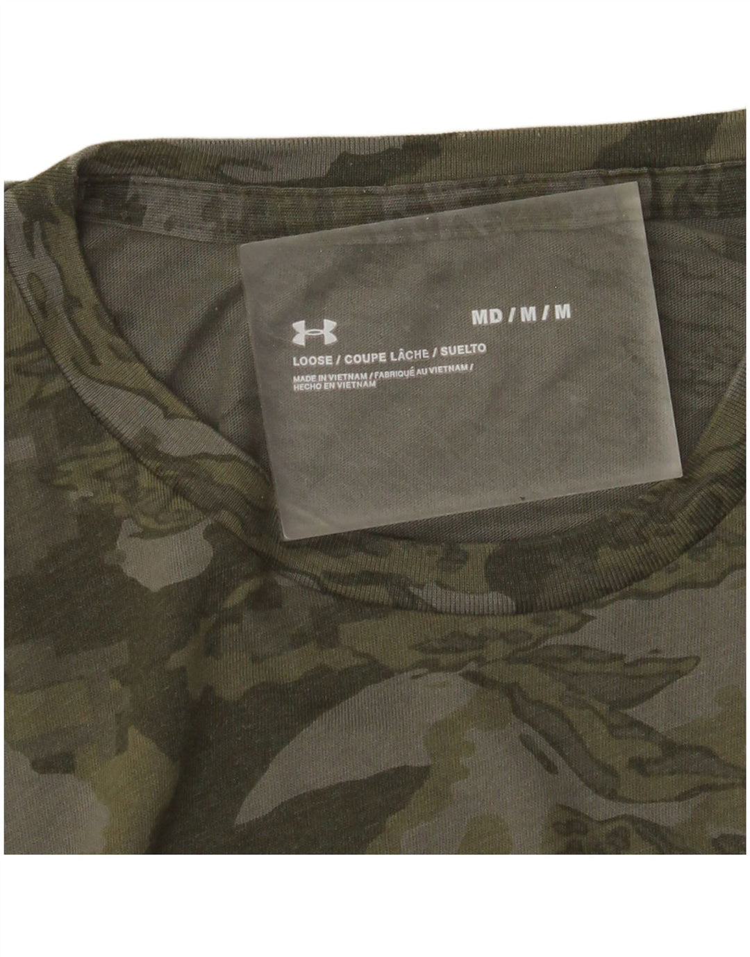 T-shirt da uomo Under Armour Top verde medio mimetico