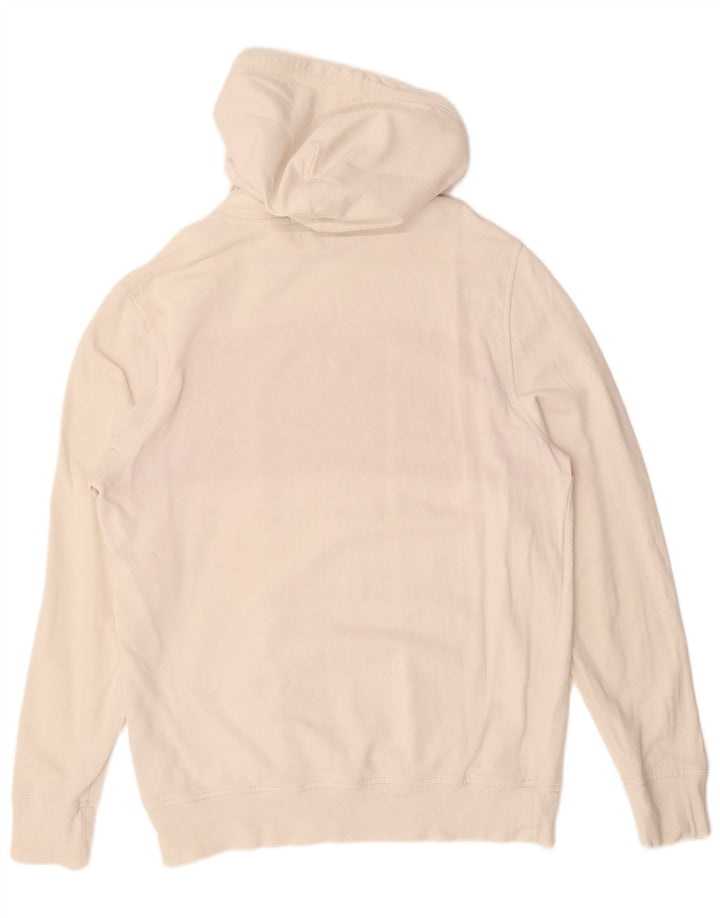 LEVI'S Felpa con cappuccio grafica da uomo, grande, cotone color block bianco