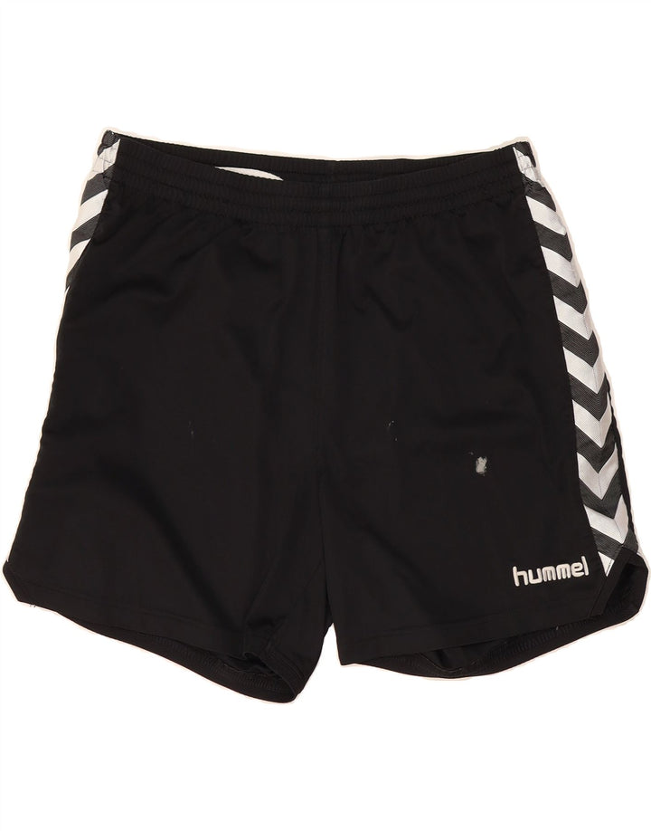 HUMMEL Mens Sport Shorts Large  Black Polyester Vintage Hummel and Second-Hand Hummel from Messina Hembry 