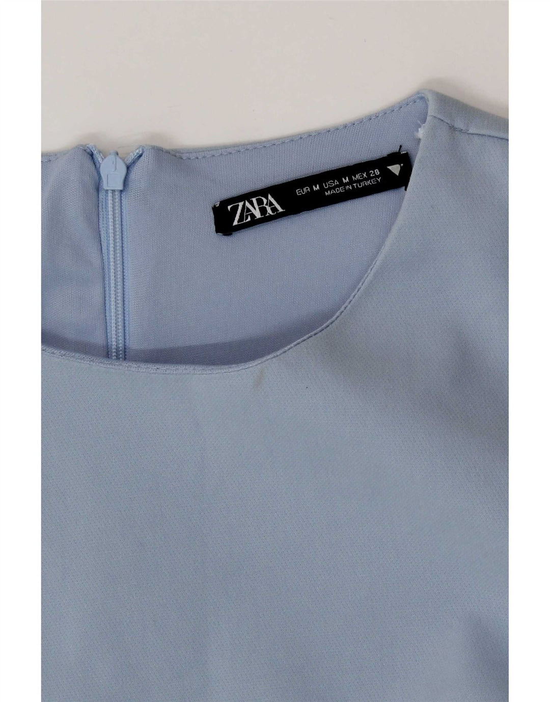 Tuta corta da donna Zara UK 12 Poliestere blu medio