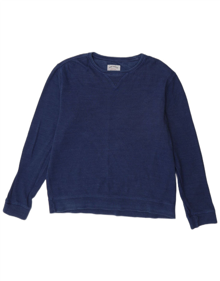 Felpa da uomo Fat Face Felpa media in cotone blu navy